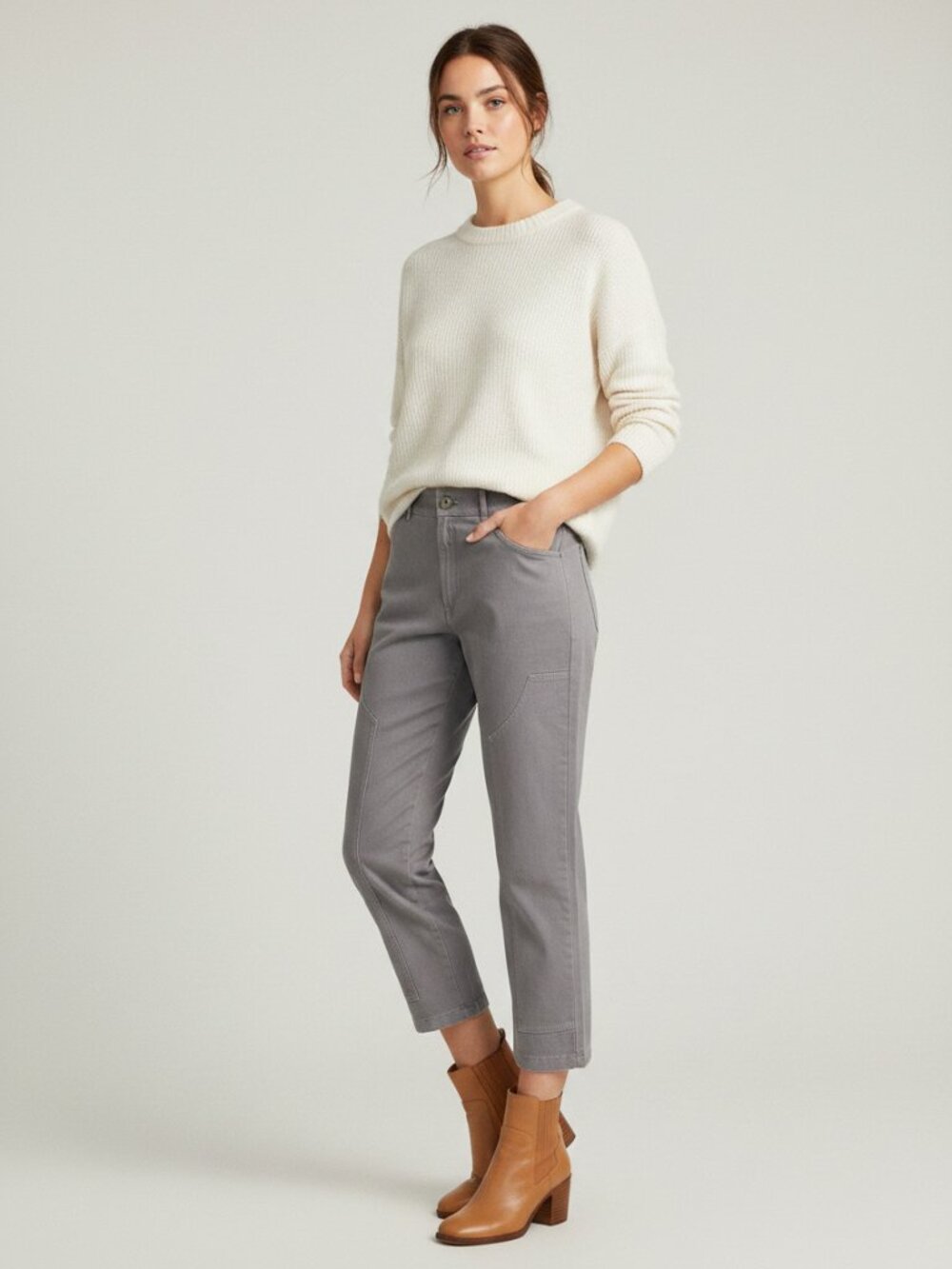 Treasure & Bond Cropped Jeans Brown Size 2 NWT As-Is